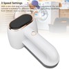 Rasierer für Textilien, Wiederaufladbarer kabelloser doppelseitiger Fusselentferner mit 3 einstellbaren