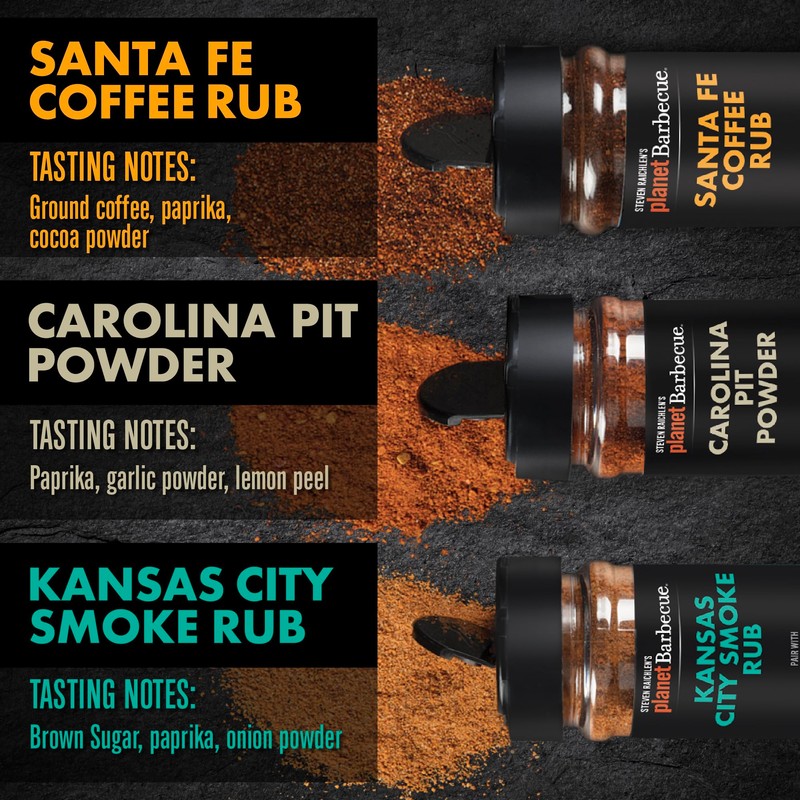 Steven Raichlen's Planet Barbecue Gourmet BBQ Rubs & Spices Gift