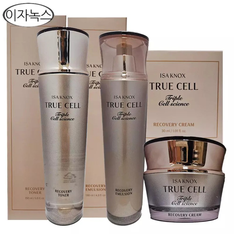 IZNIX NEW 2026 이자녹스 트리플 트루셀 리커버리 기초3종/스킨+로션+크림(30ml) dj NEW