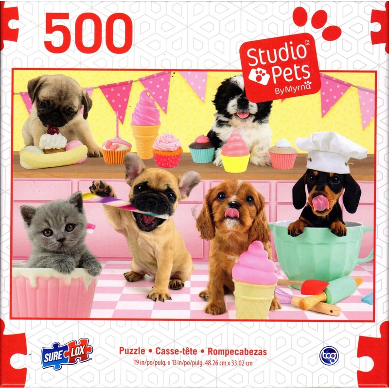 Studio Pets Cupcake Party 500 Piece Puzzle