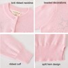 Rolanko Girls' Bolero Cardigans, Long Sleeve Cotton Basic School Clothing,