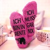 Funny Gifts for Women Stopper Socks, I Am in Pension,