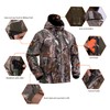 YEVHEV Quiet Hunting Clothes Suit Clothing Gear Camouflage Hoodie Jacket