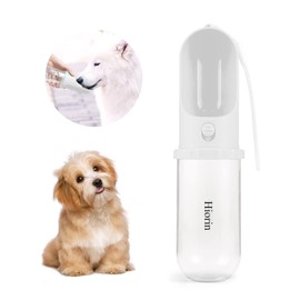 Hiorin Portable Dog Water Bottle, Detachable for Storage, Dishwasher Safe, Leak Proof, Lightweight, BPA Free, 15oz, for Pets Outdoor Walking Hiking Travel