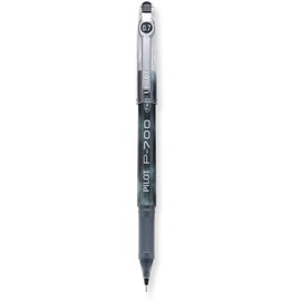 PILOT Precise P-700 Gel Ink Rolling Ball Stick Pens, Marbled Barrel, Fine Point, Black Ink, 12-Pack (38610)