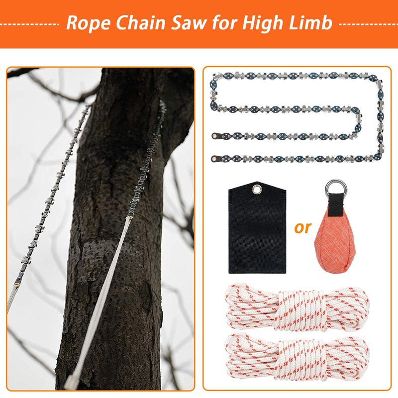 ZSGrowth 53 Inch High Limb Rope Saw with 68 Sharp