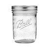 Ball Wide Mouth Glass Mason Jars with Lids and Bands,