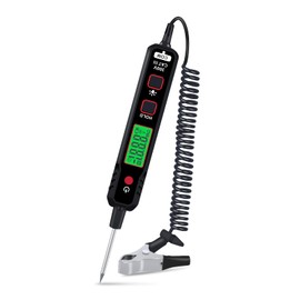 Xin Tester Automotriz Luz de Prueba, 0.8-100V DC Probador de Circuito de Coche Detector de Resistencia de Voltaje de Vehículo Pen con Pantalla LCD Retroiluminada, Linterna, Herramientas de (XT86A)