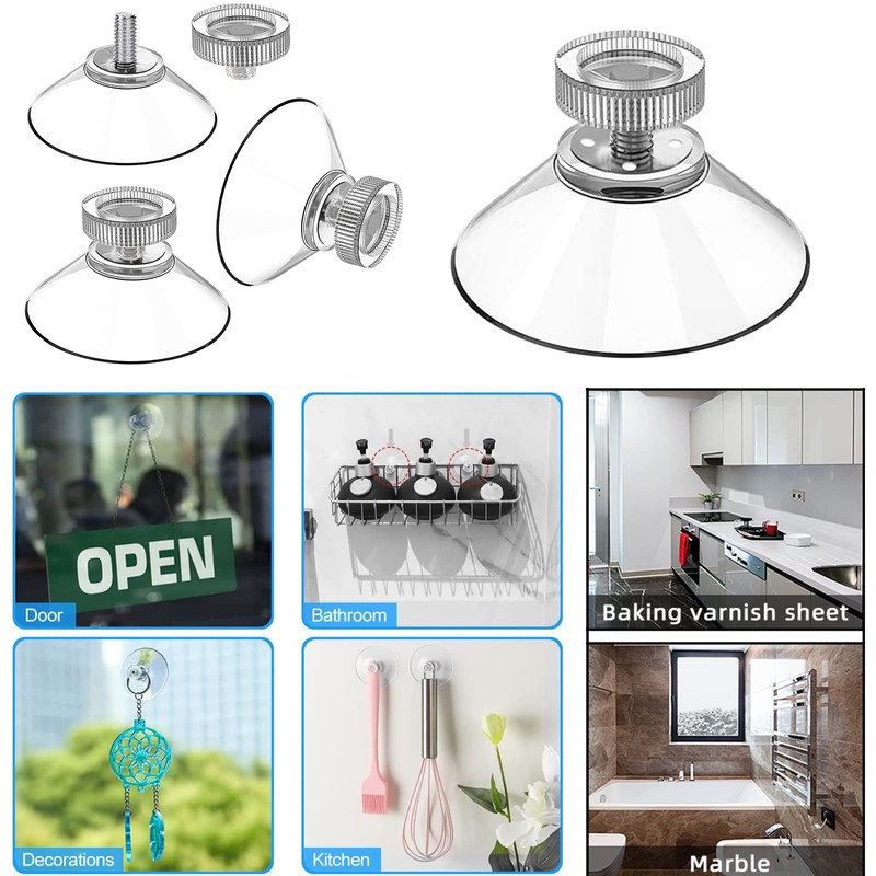 Suction Cup 15 Suction Cups Diameter 50 mm M5 Thread,