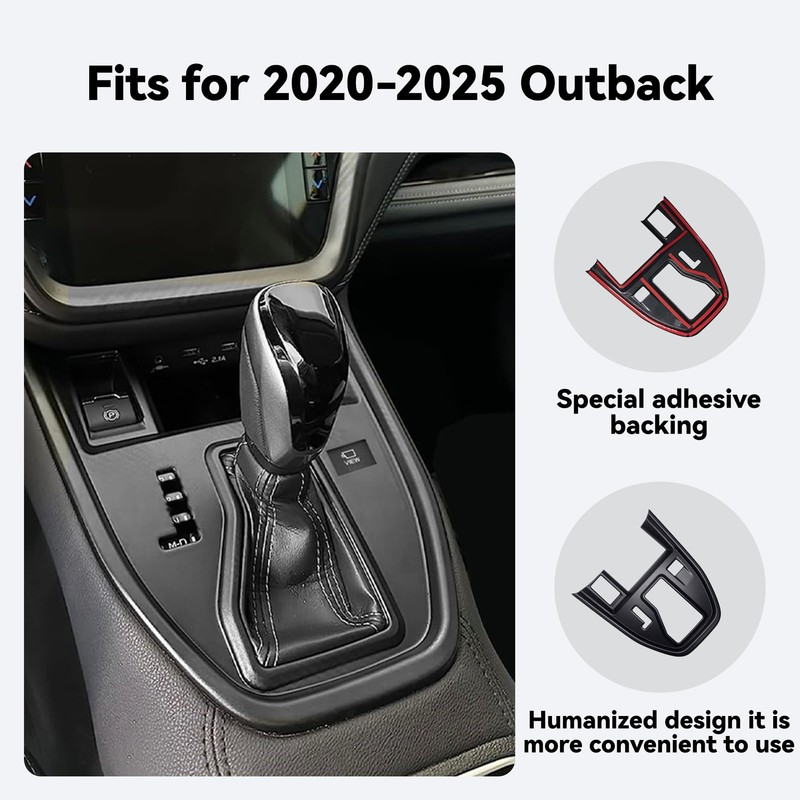 Treesiche Center Console Gear Shift Panel Cover Trim for Outback/Legacy