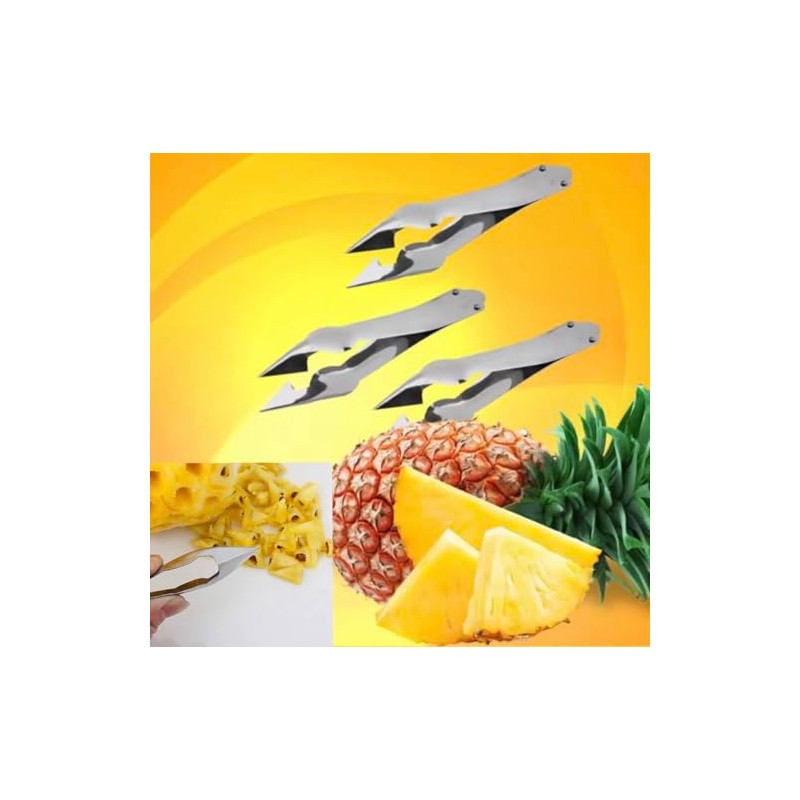 EDJAY 4-in-1 Fruit Cutter Set – Apple Slicer, Pineapple Corer,