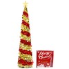 6FT Pop up Christmas Tree Collapsible Tinsel Christmas Tree Slim