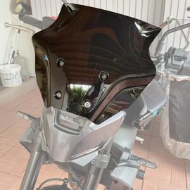 2024 MT-09 Accessories Motorcycle Touring Windshield Replacement for MT 09 MT09 MT-09 SP FZ-09 FZ09 2024-2025 Windscreen Wind Deflector Screen Protection Visor Fairing, Dark Smoke