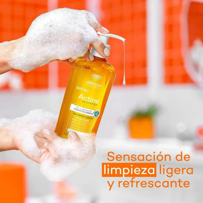 Gel Limpiador Darrow Actine Oil Control para Piel Grasa y