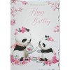 Wishing You A Happy Birthday. Cute Panda Bear Card
