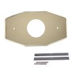 Westbrass A503-01 One-Hole Remodel Cover Plate for Mixet Bathtub and