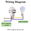 PIR Motion Sensor Module, 85-265 V Motion Sensor Light Switch,