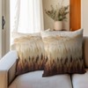 Fall Misty Forest Throw Pillow Covers 18x18 Inch Set of