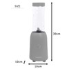 Yamazen YMF-280(GY) Tumbler, Mixer, Juicer, 9.5 fl oz (280 ml),