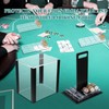 Hiboom 1 Pack Acrylic Poker Chip Case, 1000 Pcs Chips