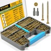 SVLING 340Pcs Multi-Purpose Wood Deck Screw Kit,#8#9 Bugle Head for