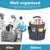 Qivine 17L Cleaning Caddy with Handle, Cleaning Supply Caddy Foldable