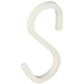 三栄 Iron S Shaped Silver Hanging Hooks