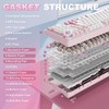YUNZII B98 PRO 96% Wireless Mechanical Keyboard(Pink, Candy Switch)
