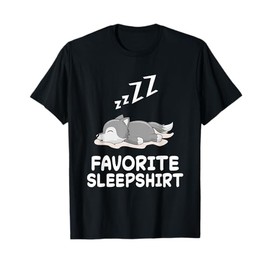 Wolf Wolves Nap Sleeping Sleep Pajama Pajamas Nightgown T-Shirt