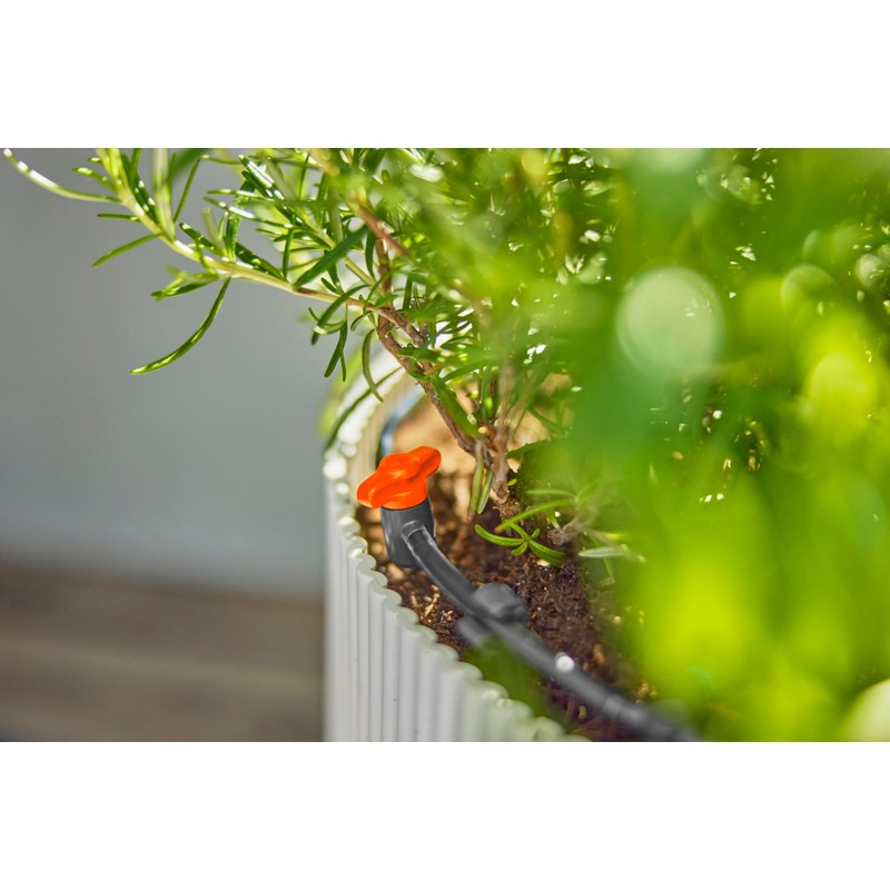 Gardena Micro Drip System Shut-Off Valve, 4.6 mm (3/16 inch):