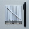 Twokiln 0.5 mm Pen Refill Black 4.3 Inch Gel Ink