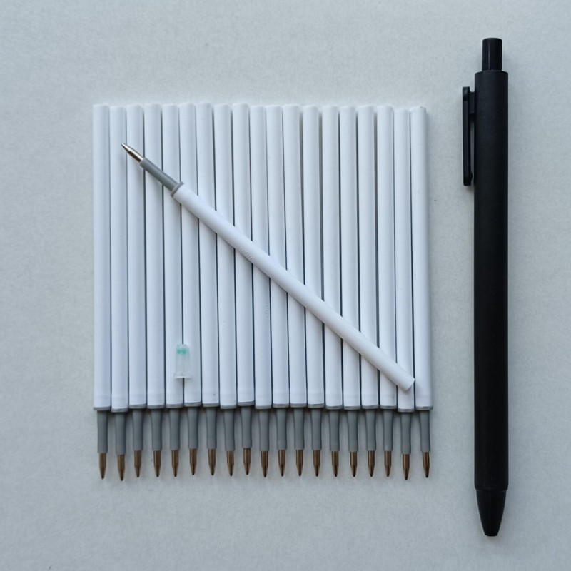 Twokiln 0.5 mm Pen Refill Black 4.3 Inch Gel Ink