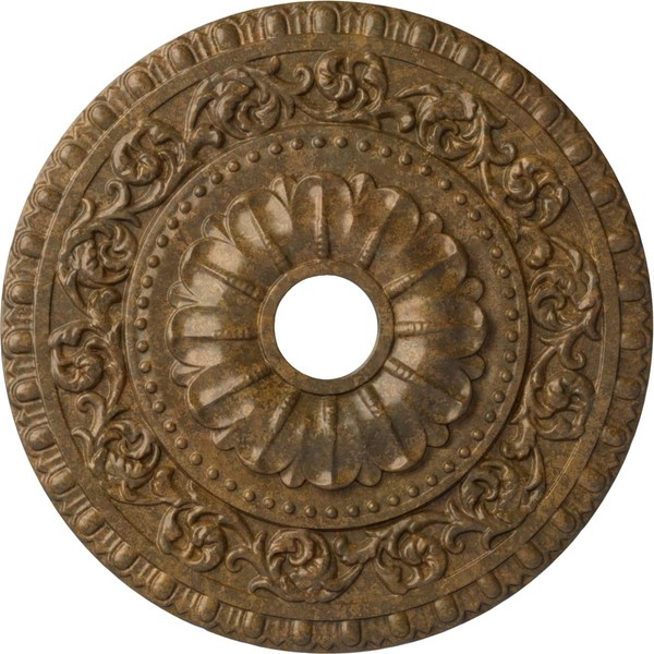 Ekena Millwork CM23VARZS Vaduz Ceiling Medallion, 23 1/2"OD x 3