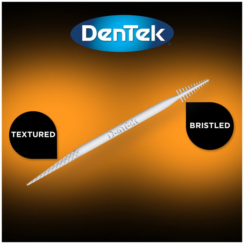 DenTek Deep Clean Bristle Picks, Removes Food & Plaque, 100