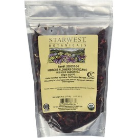 1 X Organic Hibiscus Flowers C/S