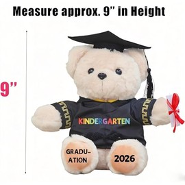 Kindergarten Graduation Gifts for Kids Boys Girls, Bear for Kindergarte Grad Decorations 2026, Kindergarten Graduation Party Supplies Gifts WOX