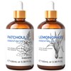 HIQILI HIQILI Lemongrass Essential Oil and Patchouli Essential Oil, 100%