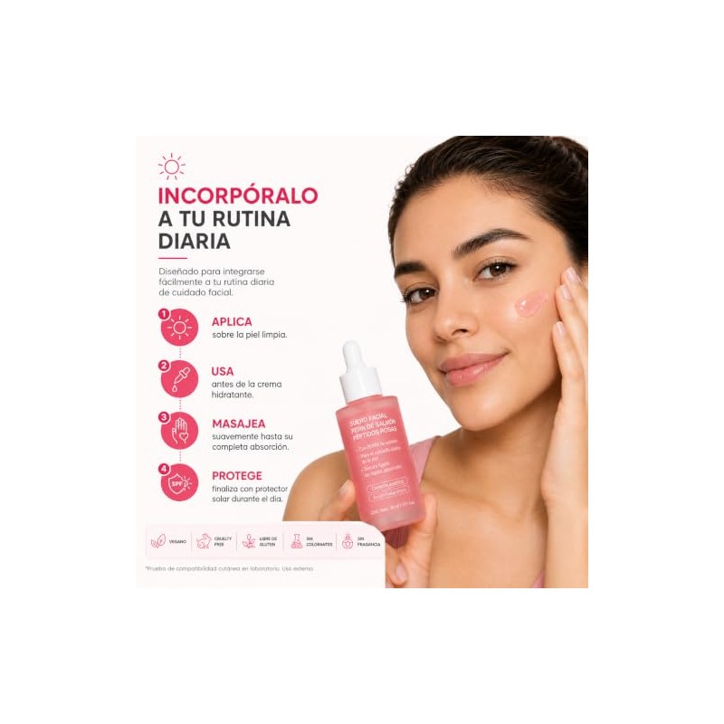 AKAM Suero PDRN de Salmón, Centella Asiática y Péptidos 30ml