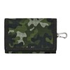 AfitLulu Camo Wallets for Men, Nylon Camouflage Slim Wallet with