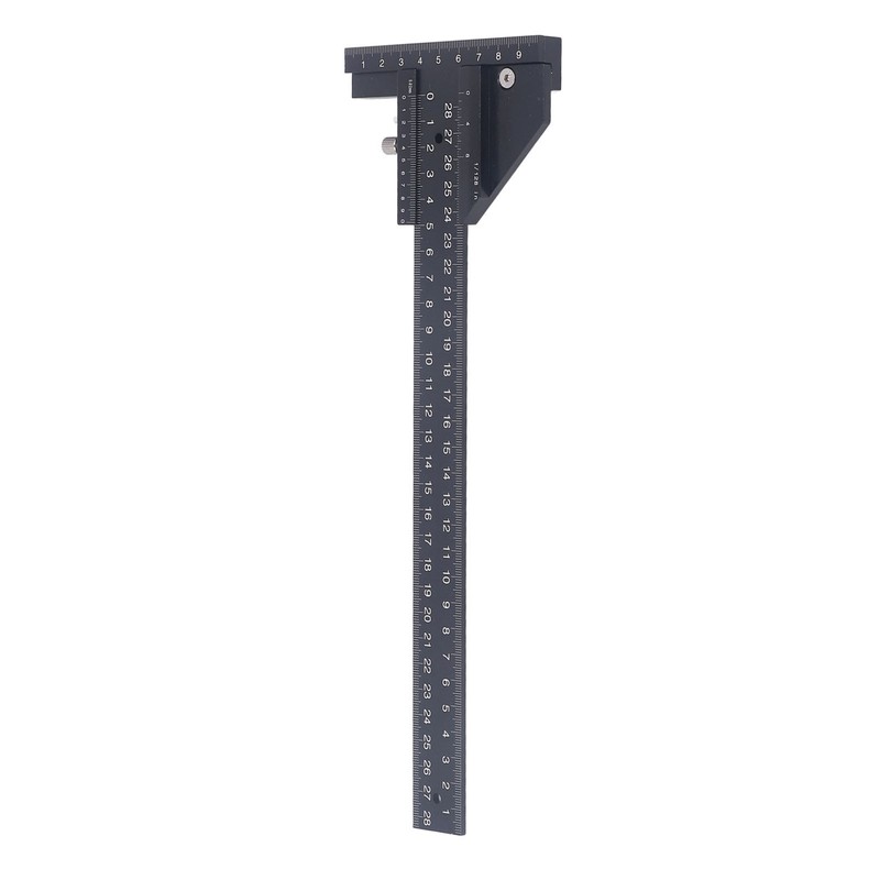 0 to 280mm T Shaped Ruler Aluminum Alloy Accurate Scale