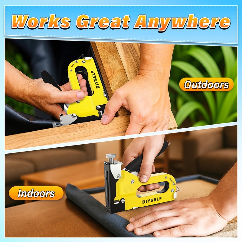 DIYSELF - Staple - Gun - Heavy - Duty, 4-in-1