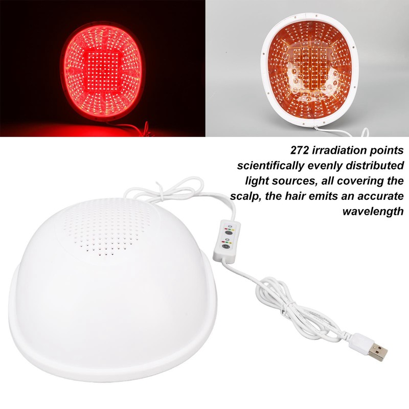 Laser Hair Growth Device 272 Lamp Chips 3 Gears USB