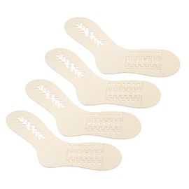 PATIKIL Sock Blocker, 2 Pair Adjustable Socks Blocker Wood Stretcher Large Small Funny DIY for Knitting Crochet Socks