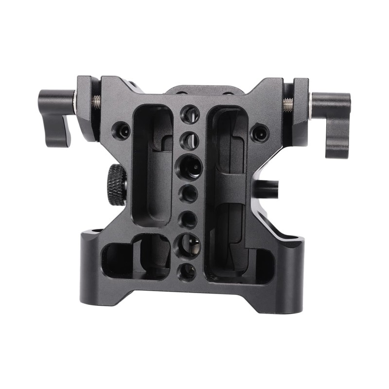 NICEYRIG Universal Base Plate Quick Release Camera Plate with 15mm
