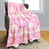 SXCHEN 60"x80" Blankets Plush Sofa Bed Throw Pink Tiger