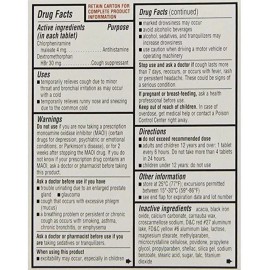 Coricidin HBP 3 PACK- MAJOR Cough & Cold HBP 16ct (Compare to Coricidin HBP)