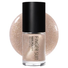 Fingersuit Nail Polish, 1 pc, 8ml, Honey Gleam / 핑거수트 네일 폴리쉬, 1개, 8ml, 허니 글림