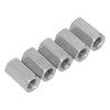 20PCS Hex Coupling Nuts 304 Stainless Steel Long Fine Thread