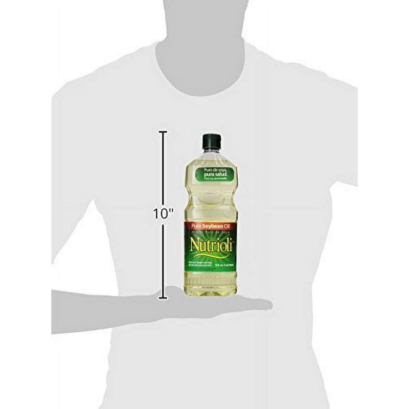 Nutrioli Pure Soybean Oil, 32 fl oz (32oz 2 Pack)