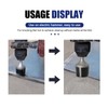 Electric Hammer Head Replacement Round Shank Metal Striking Hammer Head